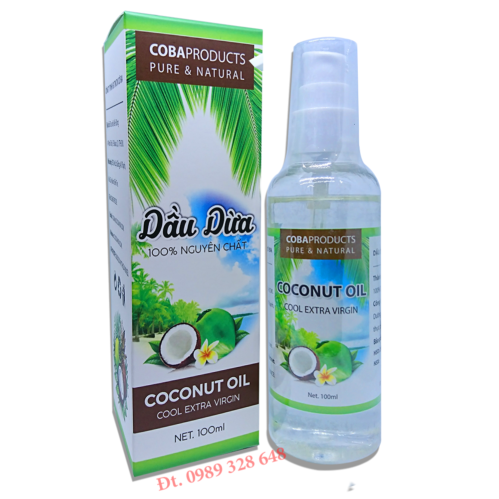 Dầu dừa nguyên chất ép lạnh cô ba 100ml